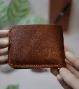 Website Pic-55-V2 Classic-Backside View- Brown Leather and Orange Thread 1600 x 1800 px.webp