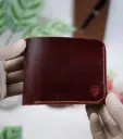 S3-Handmade Bifold Full Grain Coin Pocket Leather Wallet